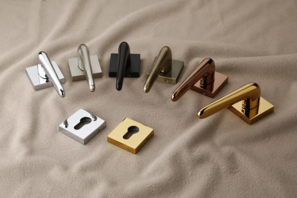 Modern Square Rose Door Handles – Stylish & Durable Designs