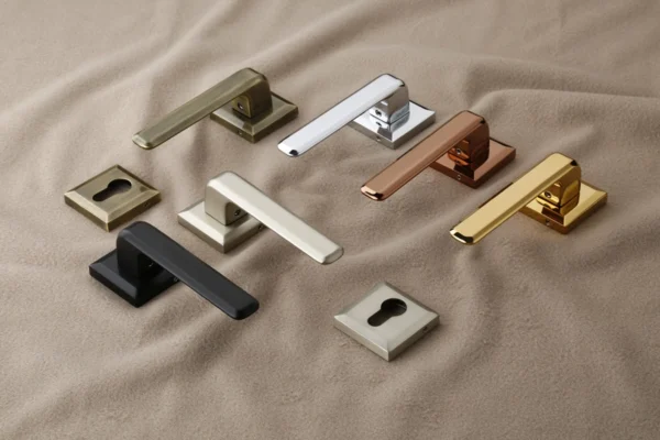 GARIS Chrome Rose Door Handles For kitchen Main Door | Main Door Pull Handle | Wooden Door Handle | Door Handle I Chrome I Matt I Antique Brass I Black Matt I PVD Gold I PVD Chocolate Finish